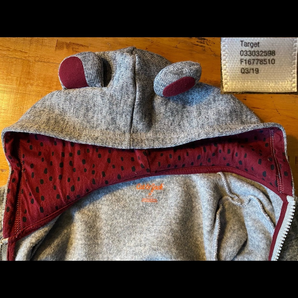✨ ISO ✨ Cat & Jack, this hoodie only, size 4T or larger (5T, 6T, 4/5, 5/6, 6/7).